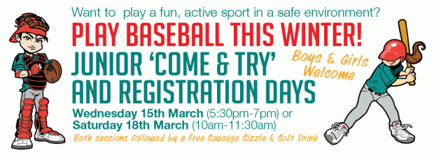 Ringwood Baseball Club: Come & Try Days