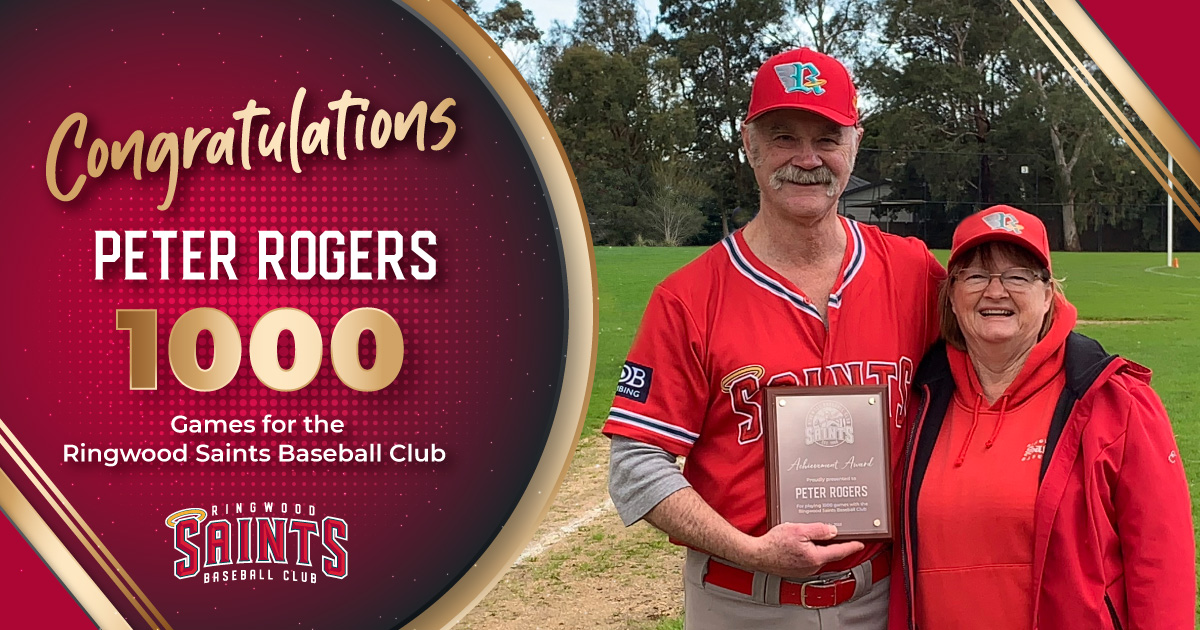 Peter Rogers - 1000 games
