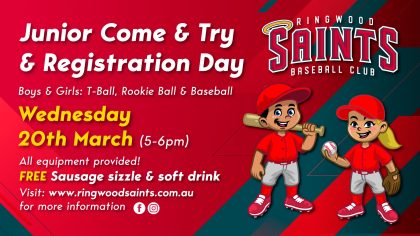 Junior Come & Try and Registration Day